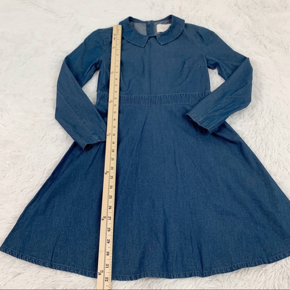 Solid & Striped Long Sleeve Collared Denim Dress … - image 5